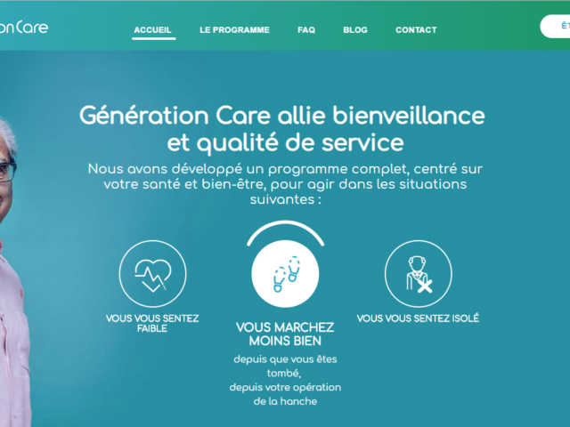 Un nouveau site pour Génération Care