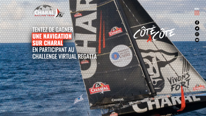 Charal lance le challenge Virtual Regatta, mise en ligne par RnD