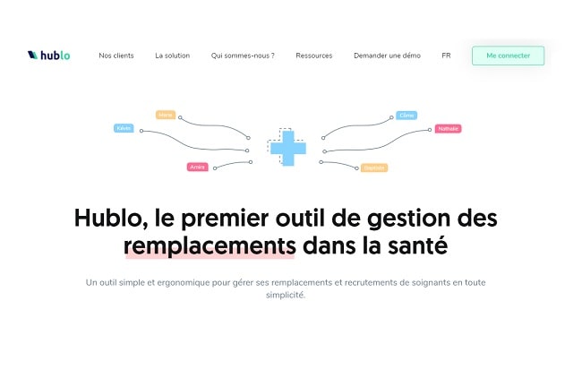 Collaboration, avec Hublo, solution de santé