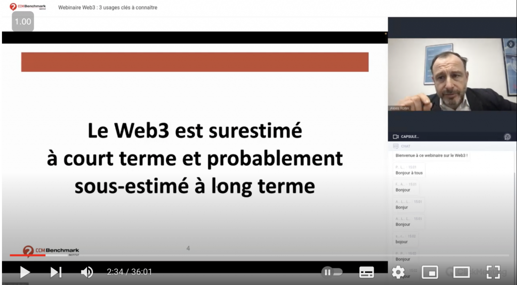 Webinar sur le Web3 par RnD et Alexis Rollin