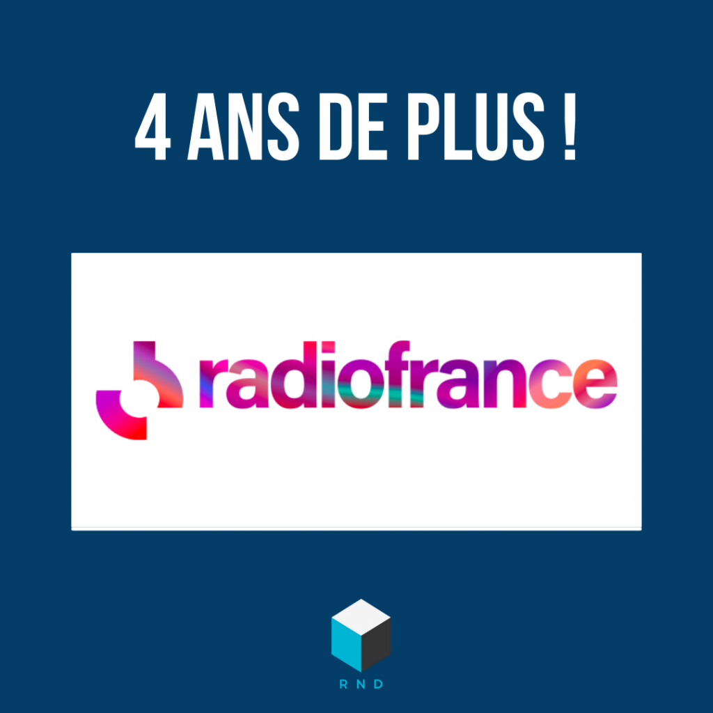 Radio France renouvelle sa confiance en RnD pour 4 ans de plus