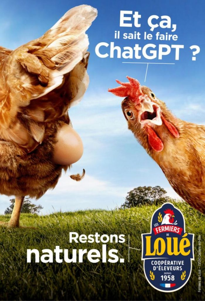 Campagne de pub Loué/ChatGPT