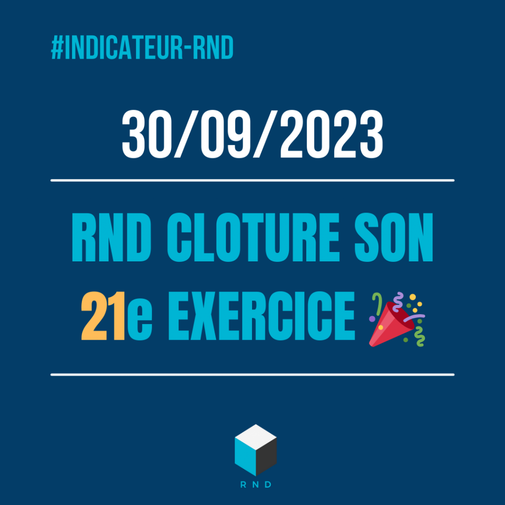 RnD clôture son 21e exercice