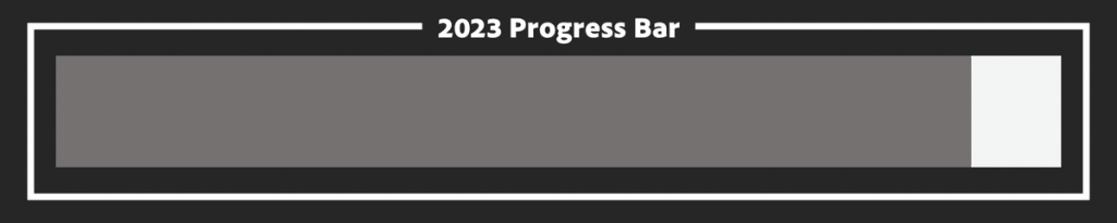 2023 Progress Bar