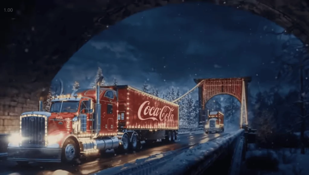 Publicité de Noël de Coca-Cola
