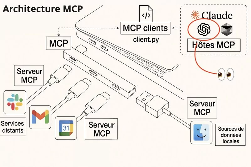Schéma de l'architecture MCP