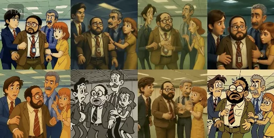 Exemples d'images générées par IA