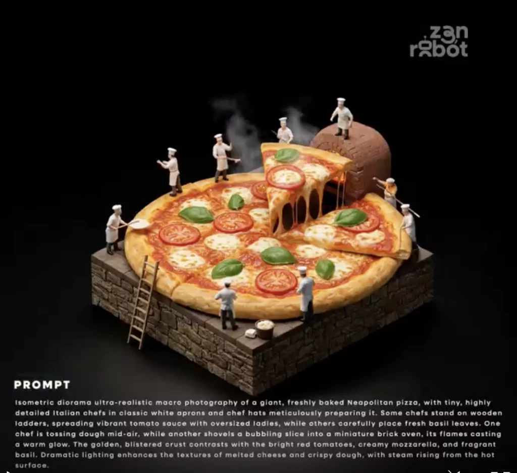 Image avec prompt et résultat de Ross Symons