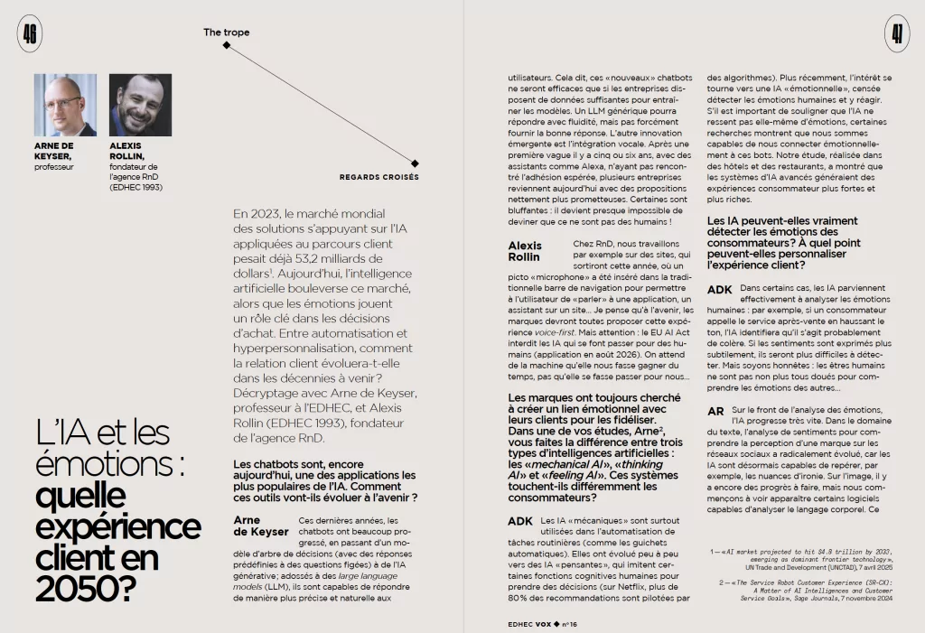 Extrait magazine Edhec Vox