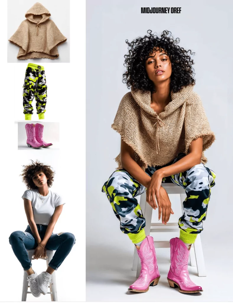 Essayage virtuel avec Midjourney