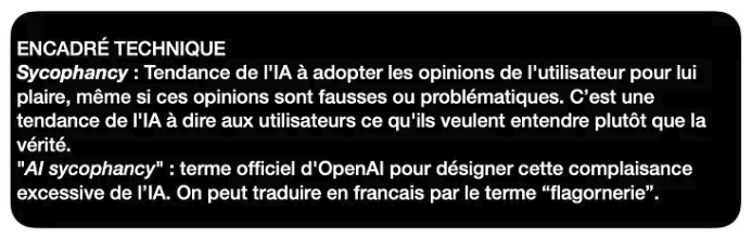 Définition de sycophancy