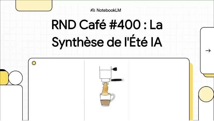 RnD Café Synthèse de l'été avec IA