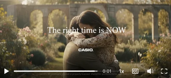 Publicité Casio