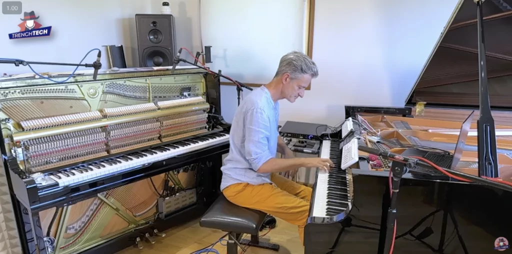 Pianiste utilisant l'IA