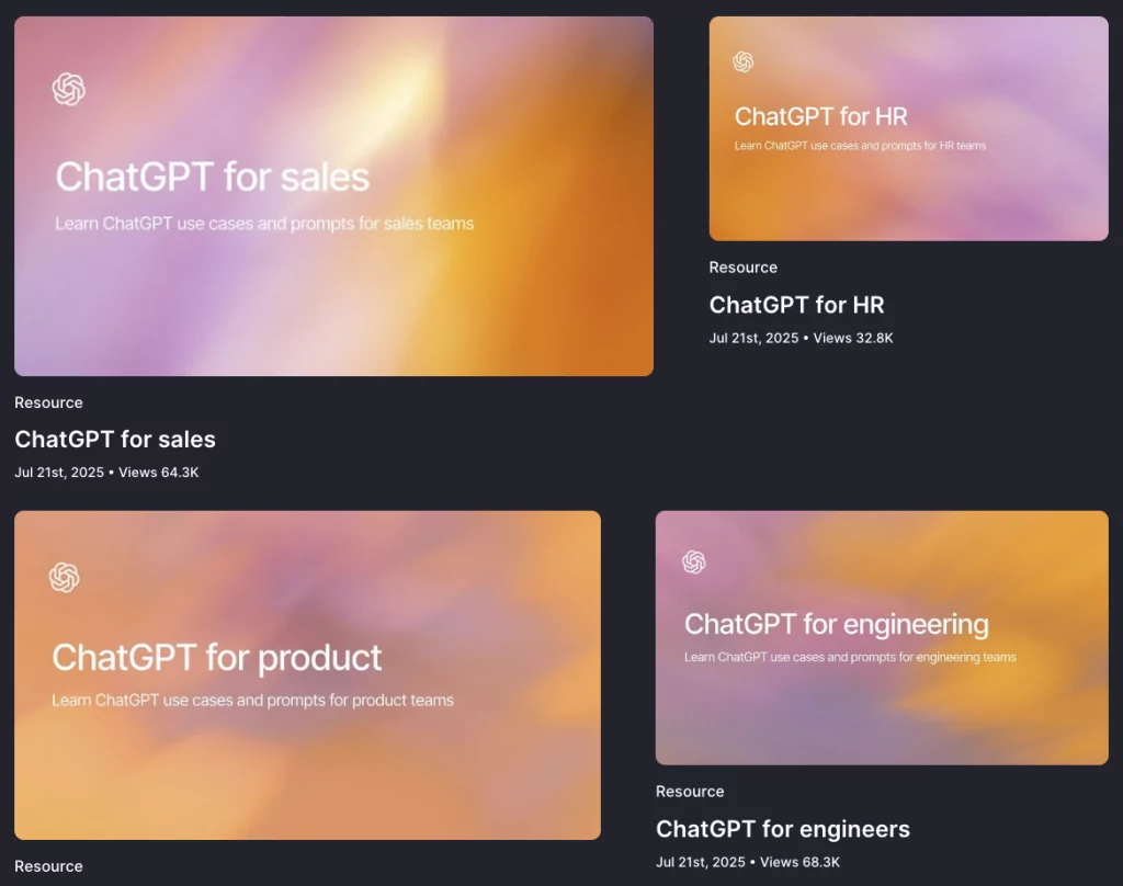 Prompt Packs sur ChatGPT