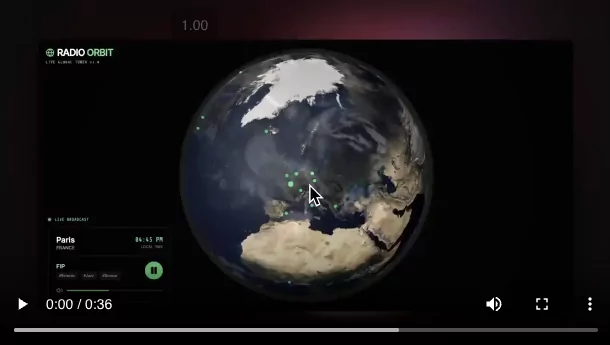 Globe 3D avec Gemini 3