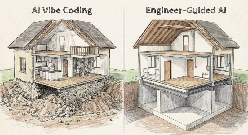 AI Vibe Coding vs Engineer-Guided AI