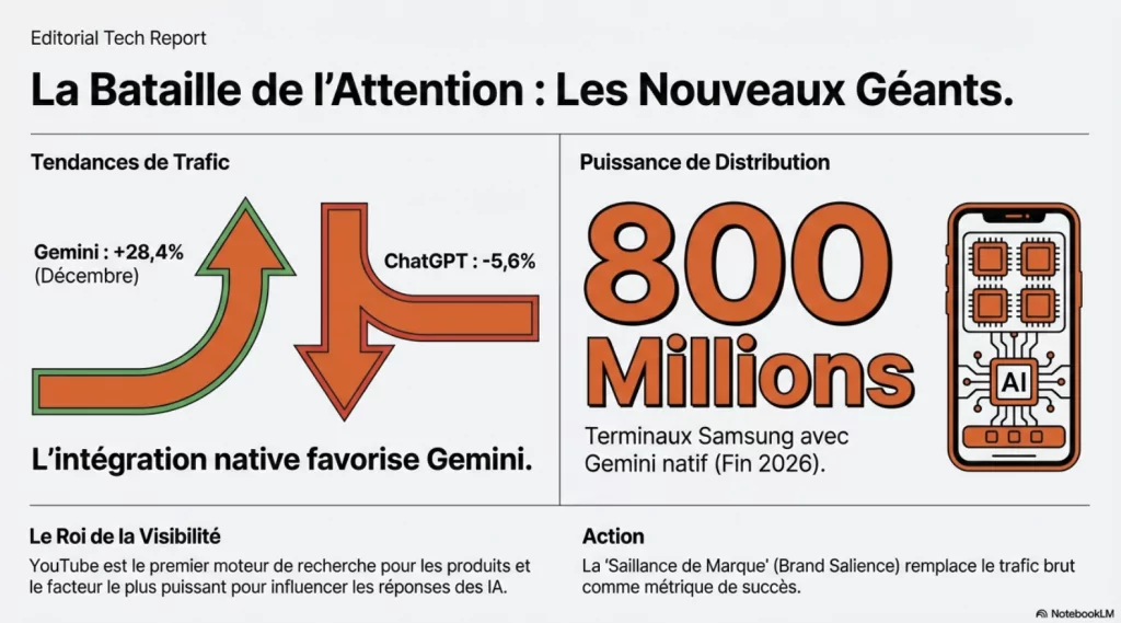 La bataille de l'attention : les nouveaux géants