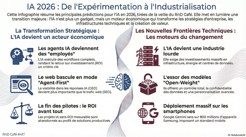 IA 2026 - De l'expérimentation à l'industrialisation
