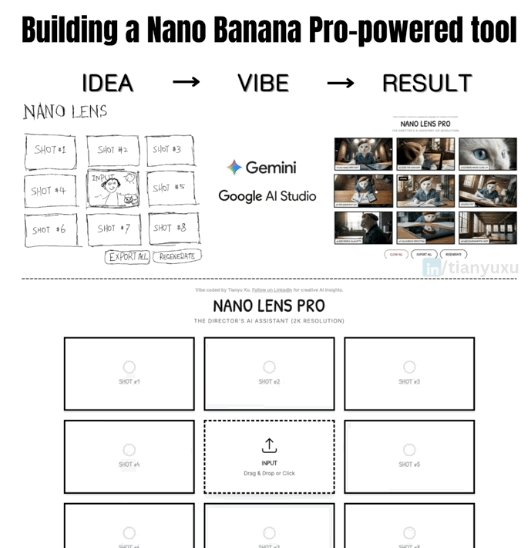 Contruire un outil pro Nano Banana avec Gemini