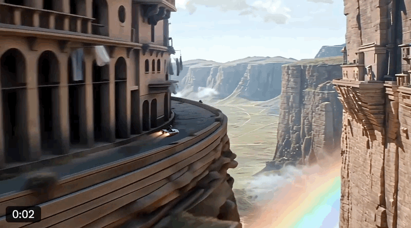 Vidéo générée par IA