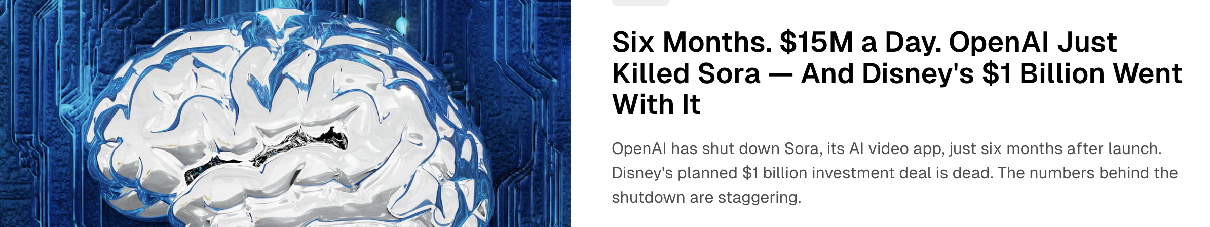 Arrêt de Sora par OpenAI