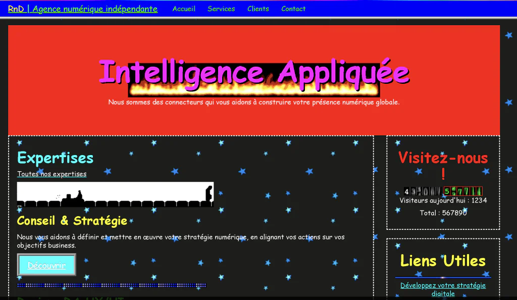 capture d’écran GeoCities.live 